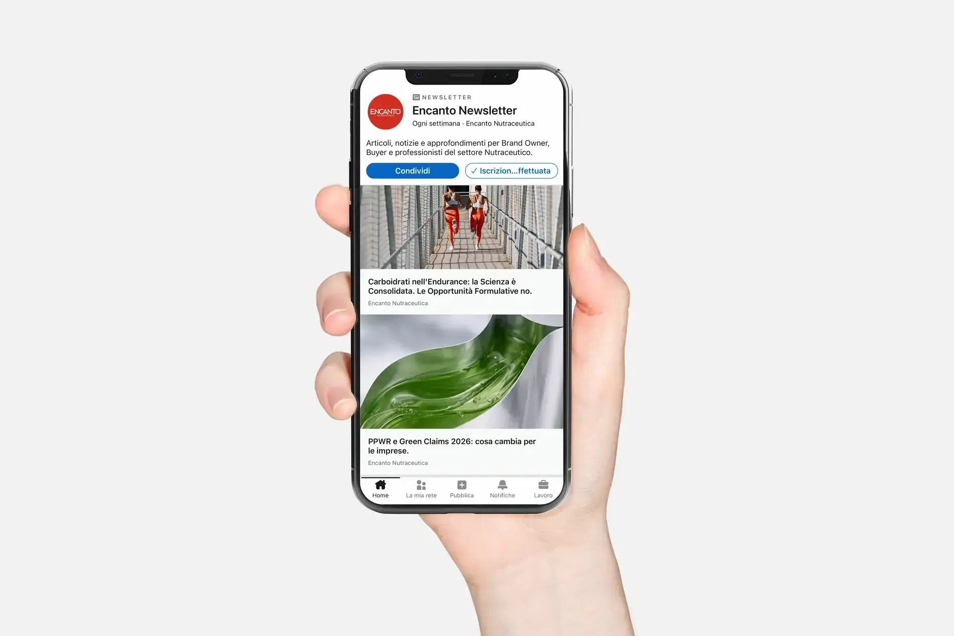 Encanto Nutraceutica Newsletter LinkedIn